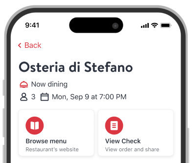OpenTable app