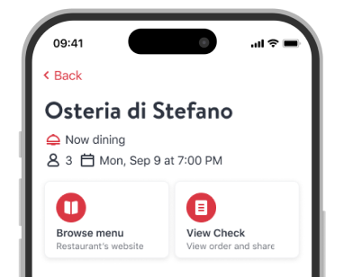 OpenTable app